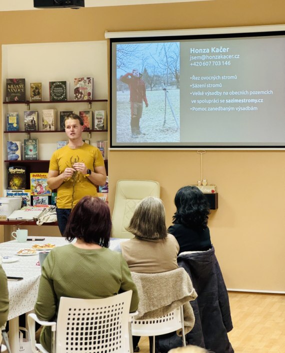 Sadař a lektor Honza Kačer 