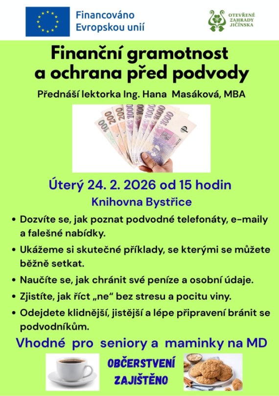 FINANČNÍ GRAMOTNOST A OCHRANA PŘED PODVODY 
