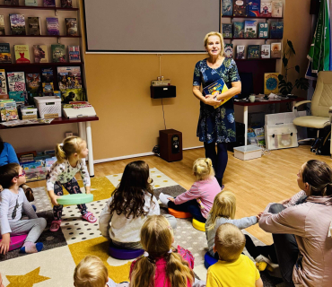 Žárovka objevuje Bystřici - čtení s Andreou Popprovou